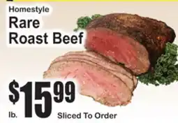 SuperFresh Homestyle Rare Roast Beef offer