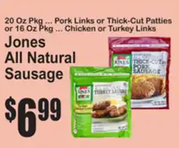 SuperFresh Jones All Natural Sausage offer