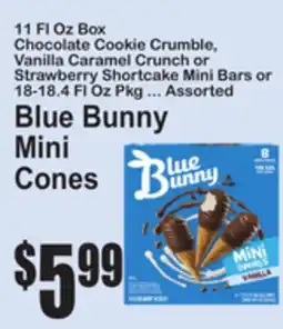 SuperFresh Blue Bunny Mini Cones offer