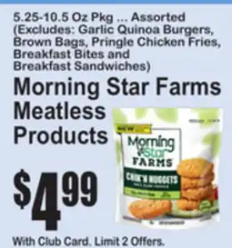SuperFresh Morning Star Farms Meatless Products offer