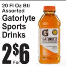 SuperFresh 20 Fl Oz Btl Assorted Gatorlyte Sports Drinks offer