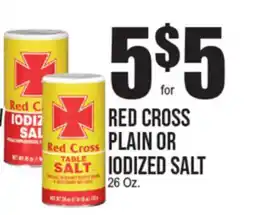 Extra Supermarket RED CROSS PLAIN OR IODIZED SALT offer