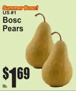 SuperFresh US #1 Bosc Pears offer