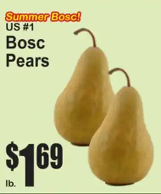 SuperFresh US #1 Bosc Pears offer