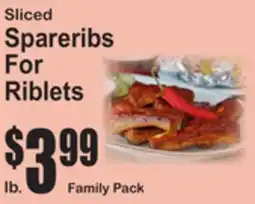 SuperFresh Sliced Spareribs For Riblets offer