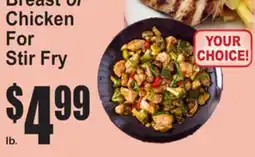 SuperFresh Breast Or Chicken For Stir Fry offer