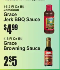 SuperFresh Grace Jerk BBQ Sauce, Grace Browning Sauce offer