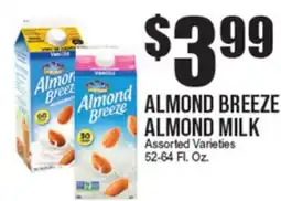 Extra Supermarket ALMOND BREEZE ALMOND MILK offer