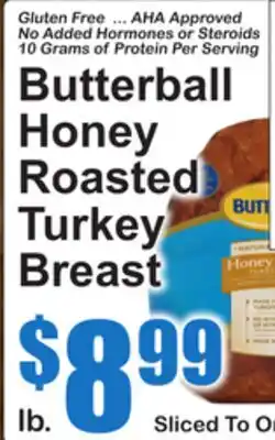 SuperFresh Butterball Honey Roasted Turkey Breast offer