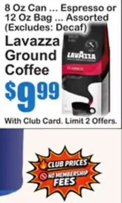 SuperFresh Lavazza Ground Coffee offer