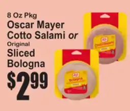 SuperFresh Oscar Mayer Cotto Salami or Original Sliced Bologna offer