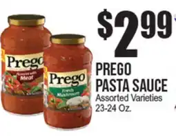 Extra Supermarket PREGO PASTA SAUCE offer