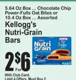 SuperFresh Kellogg's Nutri-Grain Bars offer