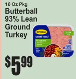 SuperFresh Butterball 93% Lean Ground Turkey offer