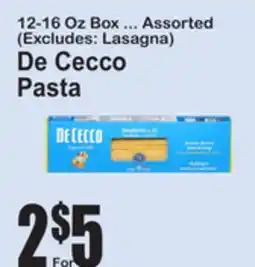 SuperFresh De Cecco Pasta offer