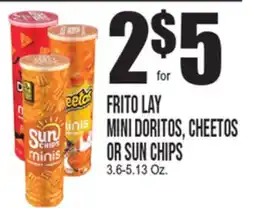 Extra Supermarket FRITO LAY MINI DORITOS, CHEETOS OR SUN CHIPS offer