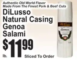 SuperFresh DiLusso Natural Casing Genoa Salami offer