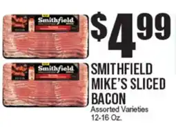 Extra Supermarket SMITHFIELD MIKE'S SLICED BACON offer