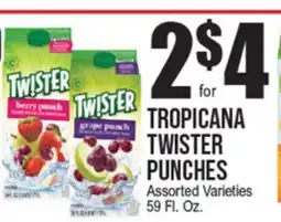 Extra Supermarket TROPICANA TWISTER PUNCHES offer