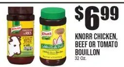 Extra Supermarket KNORR CHICKEN, BEEF OR TOMATO BOUILLON offer