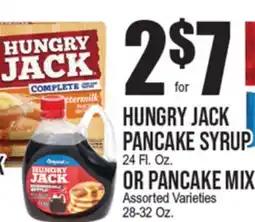 Extra Supermarket HUNGRY JACK PANCAKE SYRUP OR PANCAKE MIX offer