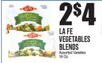 Extra Supermarket LA FE VEGETABLES BLENDS offer