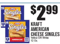 Extra Supermarket KRAFT AMERICAN CHEESE SINGLES offer