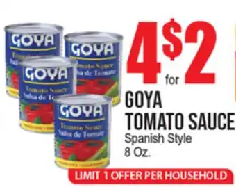 Extra Supermarket GOYA TOMATO SAUCE offer