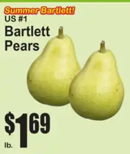 SuperFresh US #1 Bartlett Pears offer