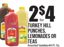 Extra Supermarket TURKEY HILL PUNCHES, LEMONADES OR TEAS offer