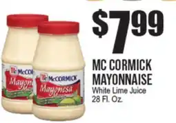 Extra Supermarket MC CORMICK MAYONNAISE offer