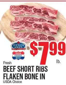 Extra Supermarket BEEF SHORT RIBS FLAKEN BONE IN offer