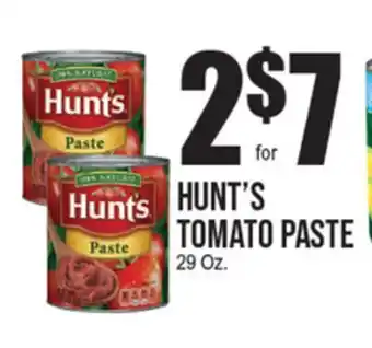 Extra Supermarket HUNT'S TOMATO PASTE offer