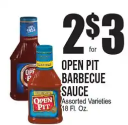 Extra Supermarket OPEN PIT BARBECUE SAUCE offer