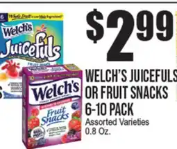 Extra Supermarket WELCH'S JUICEFULS OR FRUIT SNACKS offer