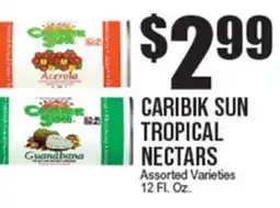 Extra Supermarket CARIBIK SUN TROPICAL NECTARS offer