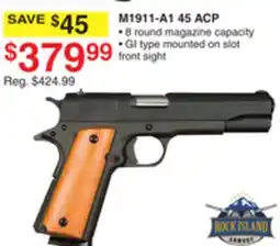 Dunham's Sports ROCK ISLAND ARMORY M1911-A1 45 ACP offer