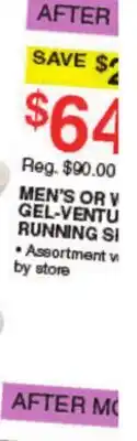 Dunham's Sports MEN'S OR V GEL-VENTU RUNNING SI offer