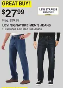 Dunham's Sports LEVI STRAUSS SIGNATURE MEN'S JEANS offer