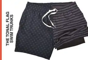 Dunham's Sports THE TONAL FLAG SWIM TRUNKS offer