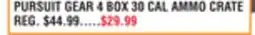 Dunham's Sports OUTFITTERS PURSUIT GEAR 4 BOX 30 CAL AMMO CRATE offer