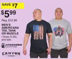 Dunham's Sports MEN'S AMERICANA TEE, TANK OR MUSCLE offer