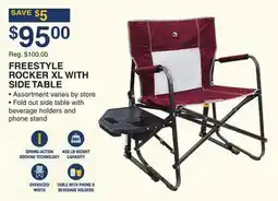 Dunham's Sports FREESTYLE ROCKER XL WITH SIDE TABLE offer