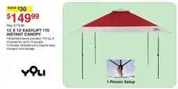 Dunham's Sports YOLI 13' X 13 13' X 13' EASYLIFT 170 INSTANT CANOPY offer