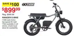 Dunham's Sports RANGER E-BIKE offer