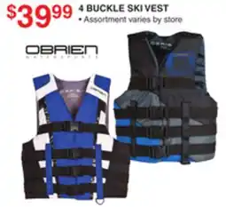 Dunham's Sports OBRIEN 4 BUCKLE SKI VEST offer