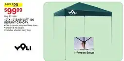 Dunham's Sports 10' X 10' EASYLIFT 100 INSTANT CANOPY offer