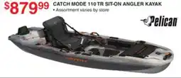 Dunham's Sports CATCH MODE 110 TR SIT-ON ANGLER KAYAK offer