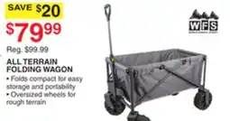 Dunham's Sports ALL TERRAIN FOLDING WAGON offer