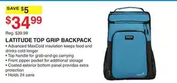 Dunham's Sports LATITUDE TOP GRIP BACKPACK offer